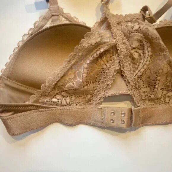 NWT Aerie Real Power Lace Wireless Racerback Padded Balconette Bra Size 36C NEW - Picture 8 of 10